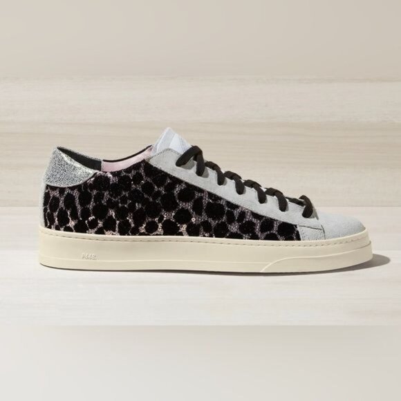 P448 Shoes - P448 Jack Petit Saldo Sneakers EU 38 US 8 Black/Gray Suede & Velvet Casual Shoes